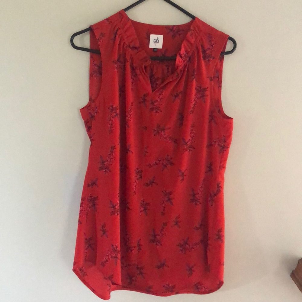 NWOT CABI sleeveless blouse